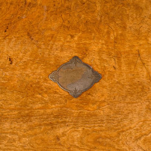 ANTIQUE REGENCY 3 DRAWER ENGLISH DESKTOP COLLECTOR CASE SATINWOOD CIGAR HUMIDOR - ADDITIONAL PHOTO 10
