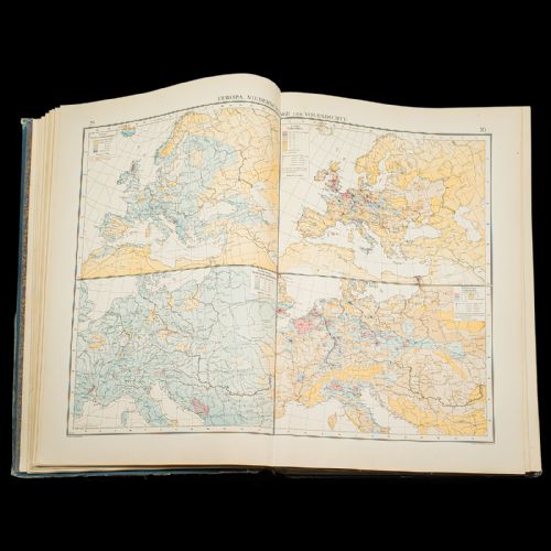 ANTIQUE ANDREES HANDATLAS GERMAN CARTOGRAPHY BOOK MAPS ATLAS REFERENCE 1924 - ADDITIONAL PHOTO 6