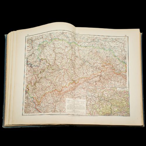 ANTIQUE ANDREES HANDATLAS GERMAN CARTOGRAPHY BOOK MAPS ATLAS REFERENCE 1924 - ADDITIONAL PHOTO 7
