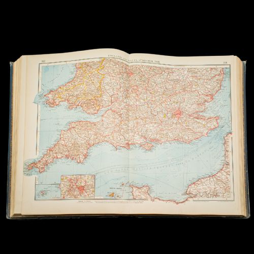 ANTIQUE ANDREES HANDATLAS GERMAN CARTOGRAPHY BOOK MAPS ATLAS REFERENCE 1924 - ADDITIONAL PHOTO 9