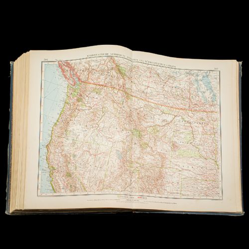 ANTIQUE ANDREES HANDATLAS GERMAN CARTOGRAPHY BOOK MAPS ATLAS REFERENCE 1924 - ADDITIONAL PHOTO 11