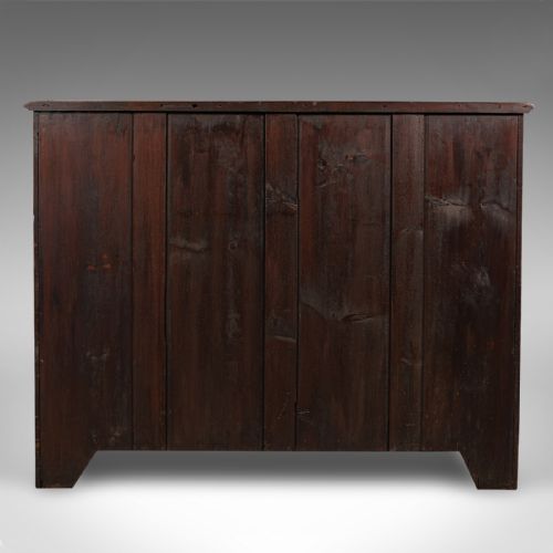 fig 3. Large Antique Open Bookcase, Scottish Oak, Gothic Revival, Victorian, Circa 1880