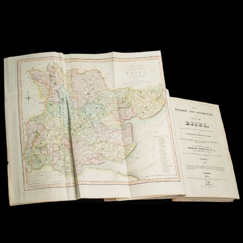 2 VOLS ANTIQUE BOOK MORANT'S HISTORY OF ESSEX ENGLISH COUNTY REFERENCE 1816 - ADDITIONAL PHOTO 2