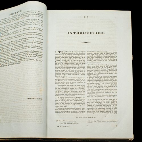 2 VOLS ANTIQUE BOOK MORANT'S HISTORY OF ESSEX ENGLISH COUNTY REFERENCE 1816 - ADDITIONAL PHOTO 4