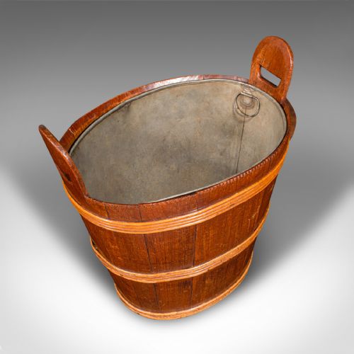 ANTIQUE LIDDED WASTE BIN GEORGIAN DUTCH OAK FRUITWOOD FIRESIDE STORE C1800 - ADDITIONAL PHOTO 7