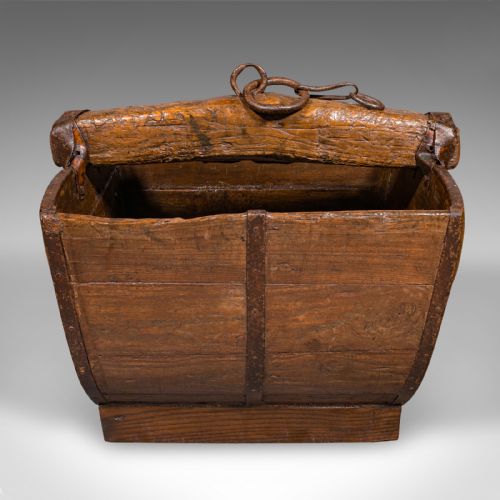 ANTIQUE COUNTRY GARDEN WELL BUCKET ENGLISH PLANTER FIRESIDE STORE GEORGIAN - ADDITIONAL PHOTO 1