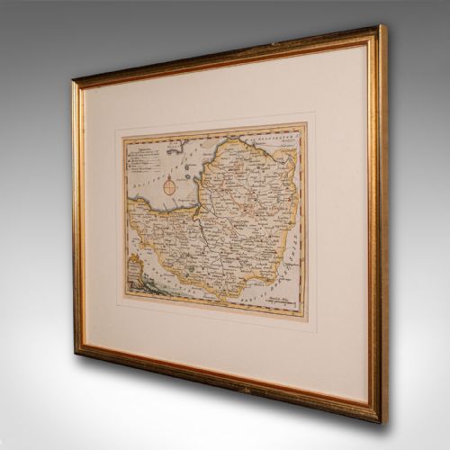 ANTIQUE SOMERSET MAP THOMAS KITCHIN ENGLISH CARTOGRAPHIC REFERENCE GEORGIAN - ADDITIONAL PHOTO 2