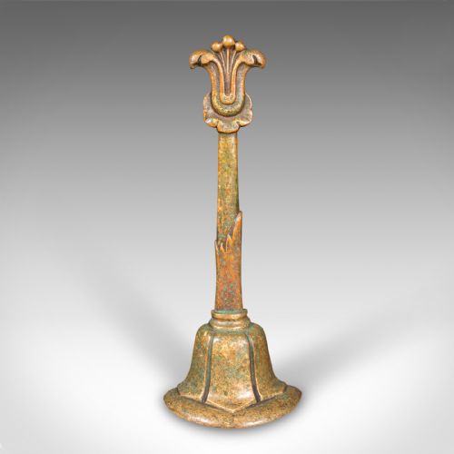 ANTIQUE DECORATIVE DOORSTOP DUTCH BRASS DOOR PORTER GEORGIAN CIRCA 1800 - ADDITIONAL PHOTO 1