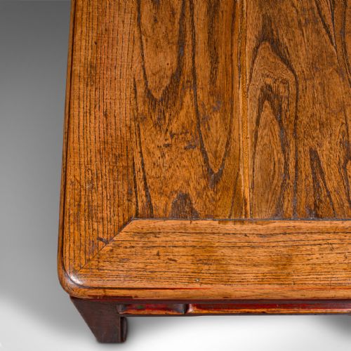 ANTIQUE CHABUDAI TABLE JAPANESE ELM TEA KNEELING MEIJI VICTORIAN C1900 - ADDITIONAL PHOTO 7
