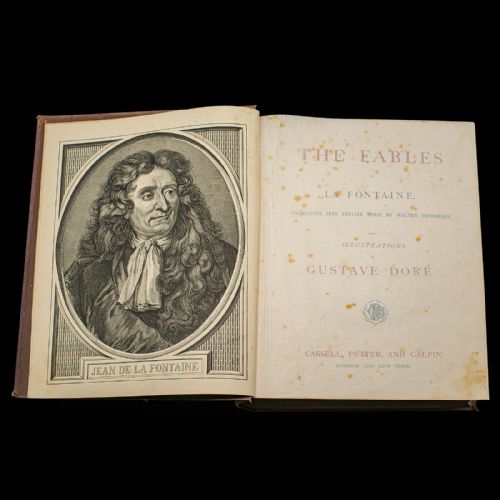fig 2. Antique The Fables Book, Historic Literature, English, Illustrated, Victorian