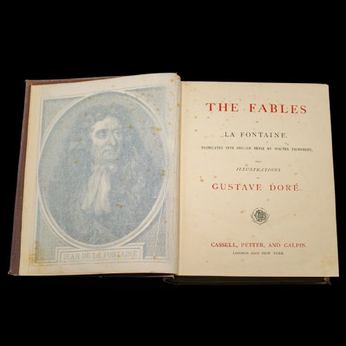 fig 3. Antique The Fables Book, Historic Literature, English, Illustrated, Victorian