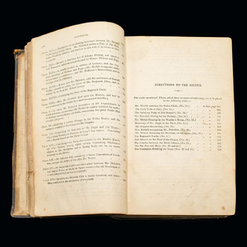 fig 2. The Pickwick Papers, Charles Dickens, Early Edition, Victorian, Novel, C.1837