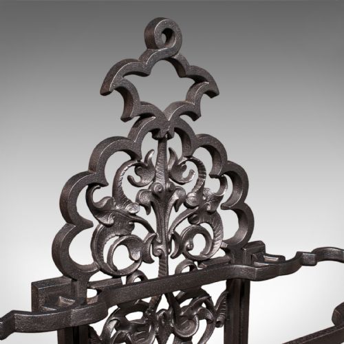 ANTIQUE ORNATE STICK STAND ENGLISH UMBRELLA LOOP VICTORIAN JACOBEAN TASTE - ADDITIONAL PHOTO 6