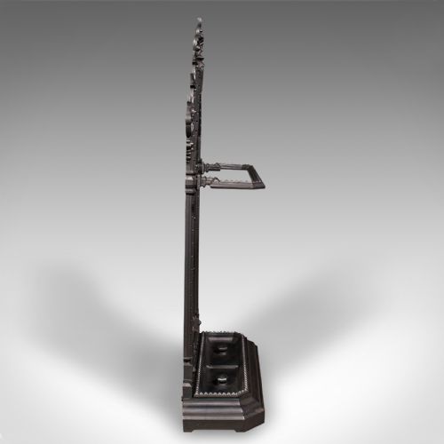 TALL ANTIQUE HALLWAY STICK STAND ENGLISH UMBRELLA RACK VICTORIAN CIRCA 1870 - ADDITIONAL PHOTO 3