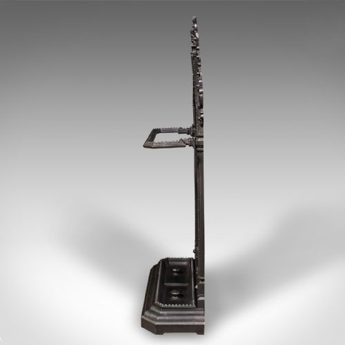 TALL ANTIQUE HALLWAY STICK STAND ENGLISH UMBRELLA RACK VICTORIAN CIRCA 1870 - ADDITIONAL PHOTO 5