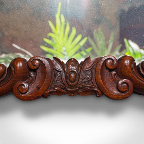 ANTIQUE OVERMANTLE MIRROR ENGLISH COUNTRY HOUSE CARVED VICTORIAN CIRCA 1900 - ADDITIONAL PHOTO 7