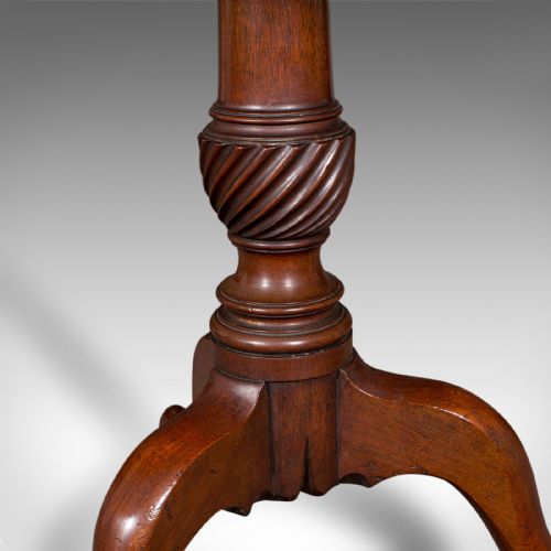 ANTIQUE TWO TIER DUMB WAITER ENGLISH AFTERNOON TEA JARDINIERE STAND GEORGIAN - ADDITIONAL PHOTO 7