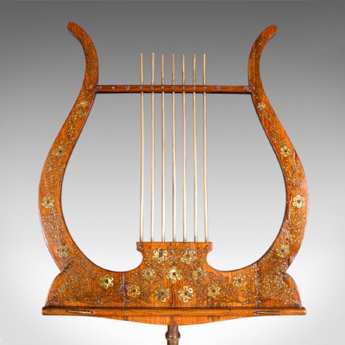 ANTIQUE MUSIC RECITAL STAND ENGLISH WALNUT ADJUSTABLE REGENCY CIRCA 1820 - ADDITIONAL PHOTO 3