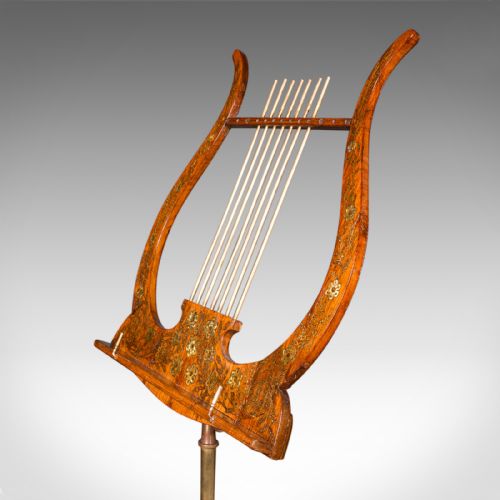 ANTIQUE MUSIC RECITAL STAND ENGLISH WALNUT ADJUSTABLE REGENCY CIRCA 1820 - ADDITIONAL PHOTO 5