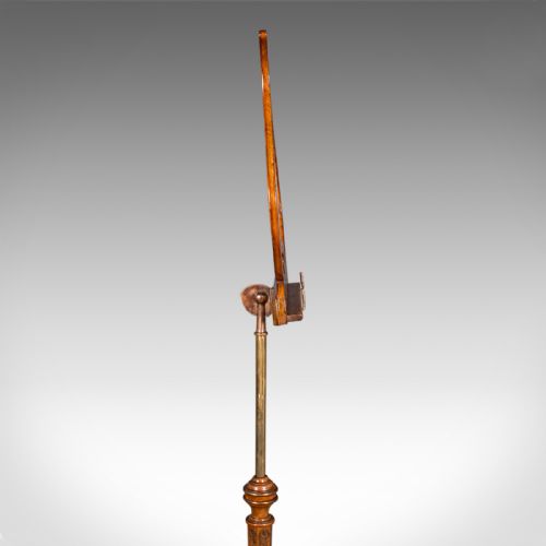 ANTIQUE MUSIC RECITAL STAND ENGLISH WALNUT ADJUSTABLE REGENCY CIRCA 1820 - ADDITIONAL PHOTO 6