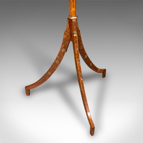 ANTIQUE MUSIC RECITAL STAND ENGLISH WALNUT ADJUSTABLE REGENCY CIRCA 1820 - ADDITIONAL PHOTO 9