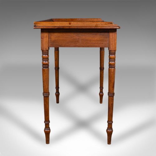 fig 3. Antique Scholar's Desk, English, Writing, Side, Study, Regency, Circa 1820