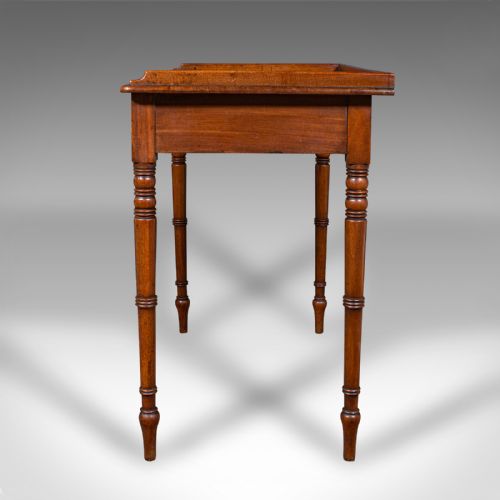 fig 4. Antique Scholar's Desk, English, Writing, Side, Study, Regency, Circa 1820