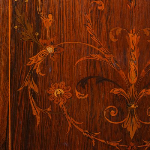 SMALL ANTIQUE CORNER CABINET ENGLISH GEORGIAN REVIVAL CUPBOARD EDWARDIAN - ADDITIONAL PHOTO 9