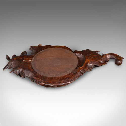ANTIQUE ROCOCO MIRROR ITALIAN CARVED FRUITWOOD HALL LOUNGE VICTORIAN 1900 - ADDITIONAL PHOTO 9