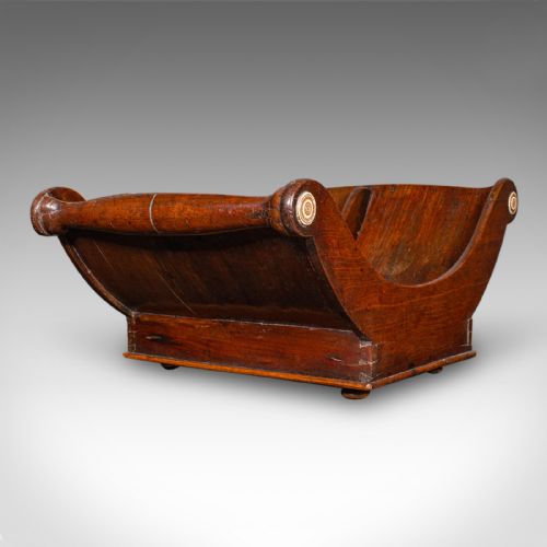 ANTIQUE BUTLER'S STILTON STAND ENGLISH CHEESE TRUCKLE CRESCENT GEORGIAN 1780 - ADDITIONAL PHOTO 4