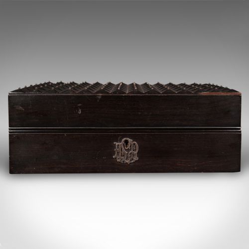 ANTIQUE JEWELLERY BOX ENGLISH COROMANDEL AESTHETIC PERIOD VICTORIAN C1900 - ADDITIONAL PHOTO 1