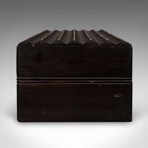 ANTIQUE JEWELLERY BOX ENGLISH COROMANDEL AESTHETIC PERIOD VICTORIAN C1900 - ADDITIONAL PHOTO 2
