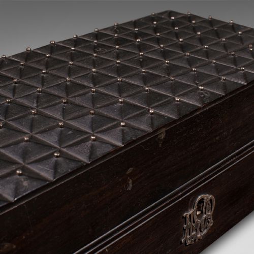ANTIQUE JEWELLERY BOX ENGLISH COROMANDEL AESTHETIC PERIOD VICTORIAN C1900 - ADDITIONAL PHOTO 9
