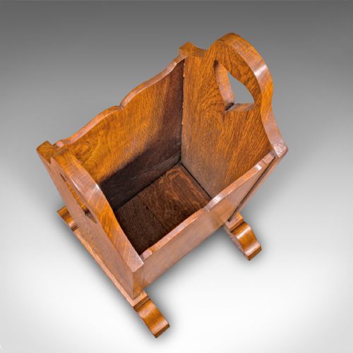 ANTIQUE STICK STAND ENGLISH OAK RECEPTION HALL ARTS CRAFTS VICTORIAN 1900 - ADDITIONAL PHOTO 5