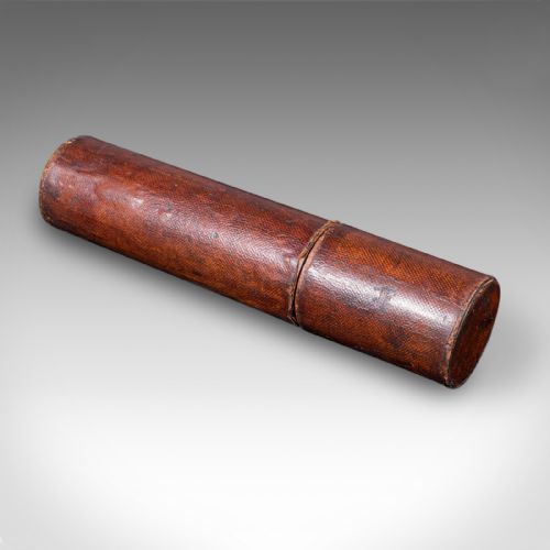 ANTIQUE THREEDRAW TELESCOPE ENGLISH WALNUT BRASS NAVIGATION GEORGIAN 1790 - ADDITIONAL PHOTO 10