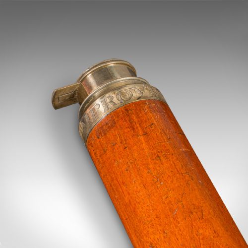 ANTIQUE 2 DRAW TELESCOPE ENGLISH MARITIME DAY OR NIGHT RICHARDSON REGENCY - ADDITIONAL PHOTO 8