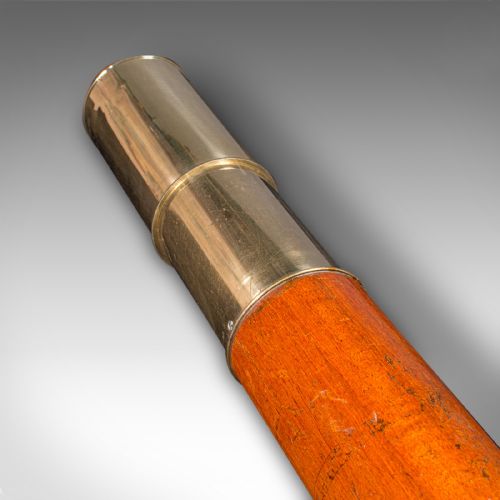 ANTIQUE 2 DRAW TELESCOPE ENGLISH MARITIME DAY OR NIGHT RICHARDSON REGENCY - ADDITIONAL PHOTO 11