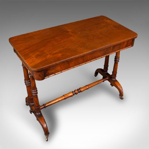 ANTIQUE HALLWAY SIDE TABLE ENGLISH PORTICO WRITING DESK REGENCY CIRCA 1820 - ADDITIONAL PHOTO 6