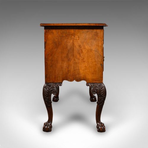 ANTIQUE GEORGIAN REVIVAL LOWBOY ENGLISH WALNUT HALL SIDE TABLE EDWARDIAN - ADDITIONAL PHOTO 3