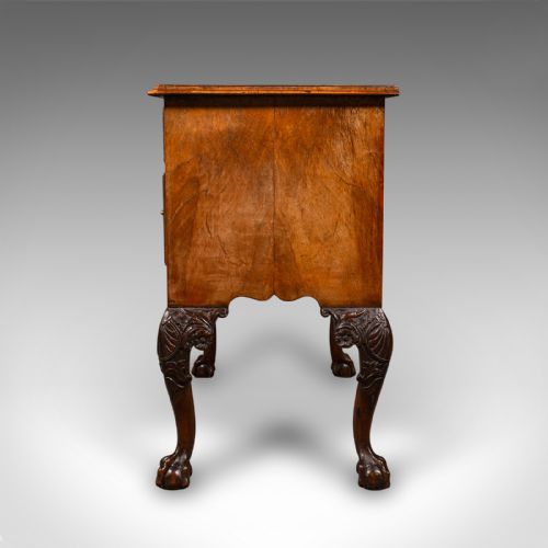 ANTIQUE GEORGIAN REVIVAL LOWBOY ENGLISH WALNUT HALL SIDE TABLE EDWARDIAN - ADDITIONAL PHOTO 4