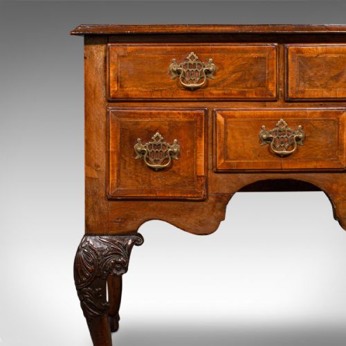 ANTIQUE GEORGIAN REVIVAL LOWBOY ENGLISH WALNUT HALL SIDE TABLE EDWARDIAN - ADDITIONAL PHOTO 9