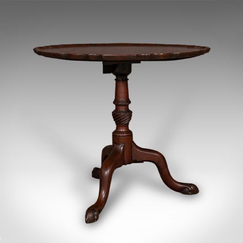 ANTIQUE SILVER DISPLAY TABLE ENGLISH TILTTOP OCCASIONAL RECEPTION GEORGIAN - ADDITIONAL PHOTO 5