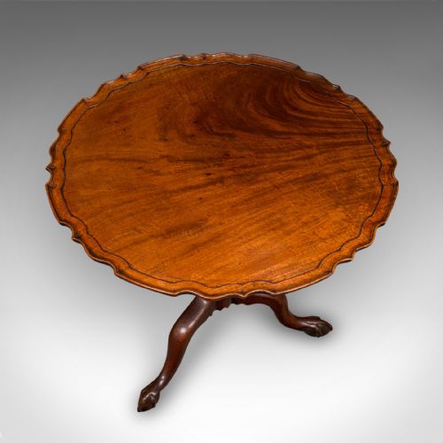 ANTIQUE SILVER DISPLAY TABLE ENGLISH TILTTOP OCCASIONAL RECEPTION GEORGIAN - ADDITIONAL PHOTO 6