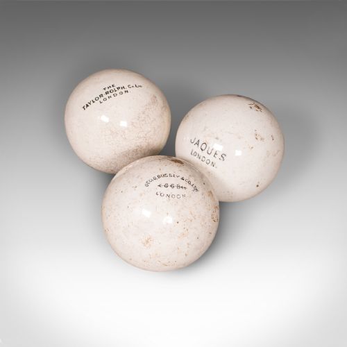 ANTIQUE LAWN BOWLS SET ENGLISH WOODS CERAMIC JACKS GARDEN GAME EDWARDIAN - ADDITIONAL PHOTO 8