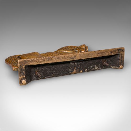 ANTIQUE HORSE DOORSTOP ENGLISH BRASS EQUINE DOOR KEEPER VICTORIAN C1880 - ADDITIONAL PHOTO 8