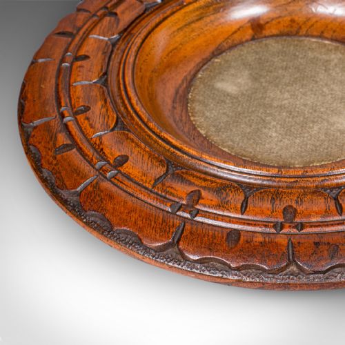 PAIR OF ANTIQUE DECANTER COASTERS ENGLISH WINE BOTTLE STANDS TREEN VICTORIAN - ADDITIONAL PHOTO 7
