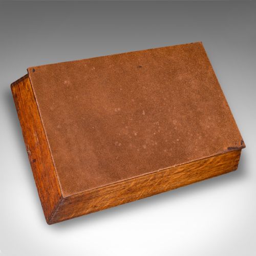 ANTIQUE LADIES COUNTRY KITCHEN WORK BOX ENGLISH OAK GARDEN TRUG VICTORIAN - ADDITIONAL PHOTO 8