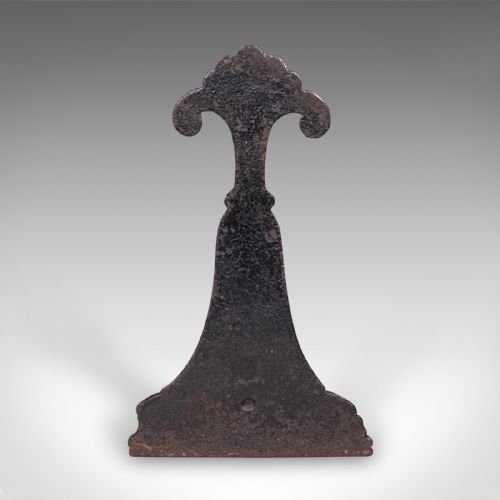 ANTIQUE DOOR PORTER ENGLISH CAST IRON DOORSTOP KEEPER VICTORIAN CIRCA 1860 - ADDITIONAL PHOTO 3