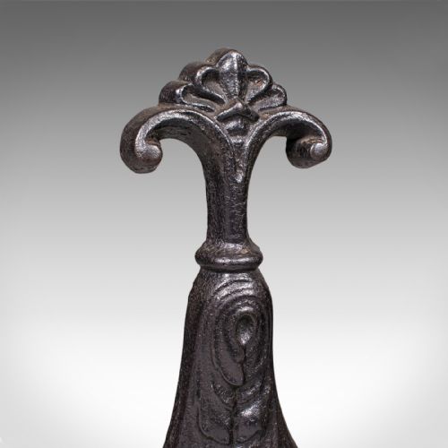 ANTIQUE DOOR PORTER ENGLISH CAST IRON DOORSTOP KEEPER VICTORIAN CIRCA 1860 - ADDITIONAL PHOTO 4