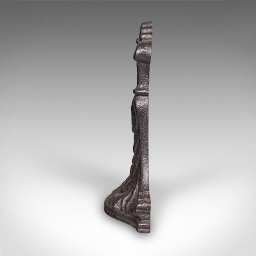 ANTIQUE DOOR PORTER ENGLISH CAST IRON DOORSTOP KEEPER VICTORIAN CIRCA 1860 - ADDITIONAL PHOTO 5